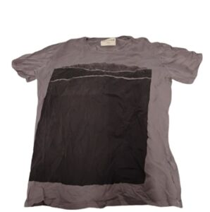 Vestige Mens Abstract Art Series Young West Gray Tee Shirt Sz L